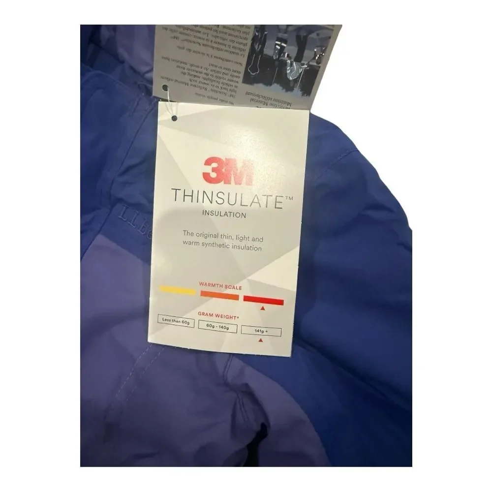 LL Bean Cold Buster Infant Snowsuit 12–18M Purple Blue NWT Thinsulate